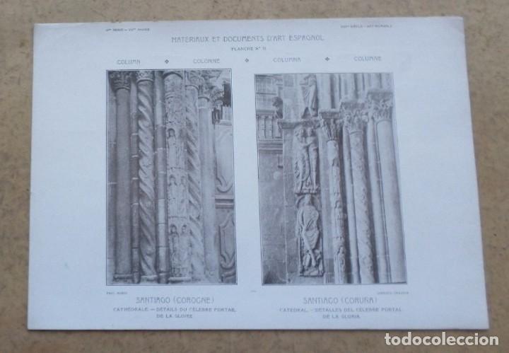 Arte: SANTIAGO &ndash; Coru&ntilde;a &ndash; catedral detalles del c&eacute;lebre portal de la gloria