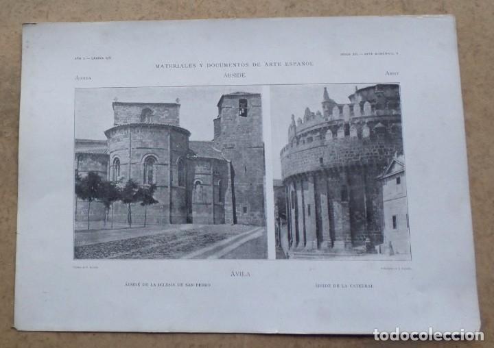 Arte: AVILA &ndash; &aacute;bside de la iglesia de San Pedro y de la caredral - Foto 1