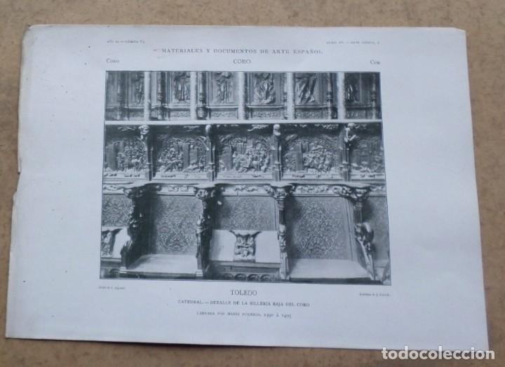 Art: TOLEDO &ndash; catedral detalle de la siller&iacute;a baja del coro