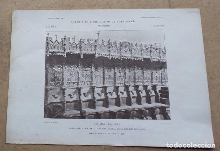 Art: NAJERA - Logro&ntilde;o &ndash; Santa Mar&iacute;a la Real &ndash; conjunto lateral de la siller&iacute;a del coro