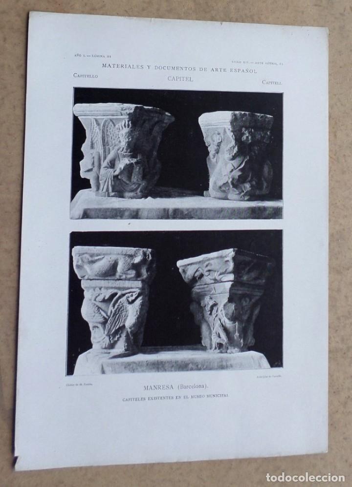 Art: MANRESA &ndash; Barcelona &ndash; capiteles existentes en el museo municipal