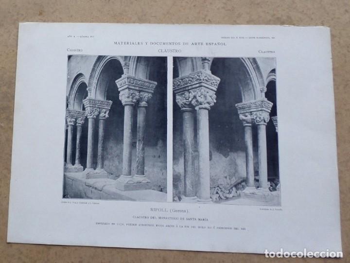 Art: RIPOLL &ndash; Gerona- claustro del monasterio de Santa Mar&iacute;a