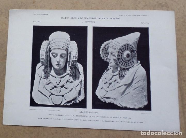 Arte: ELCHE &ndash; Alicante &ndash; busto funerario illicitano