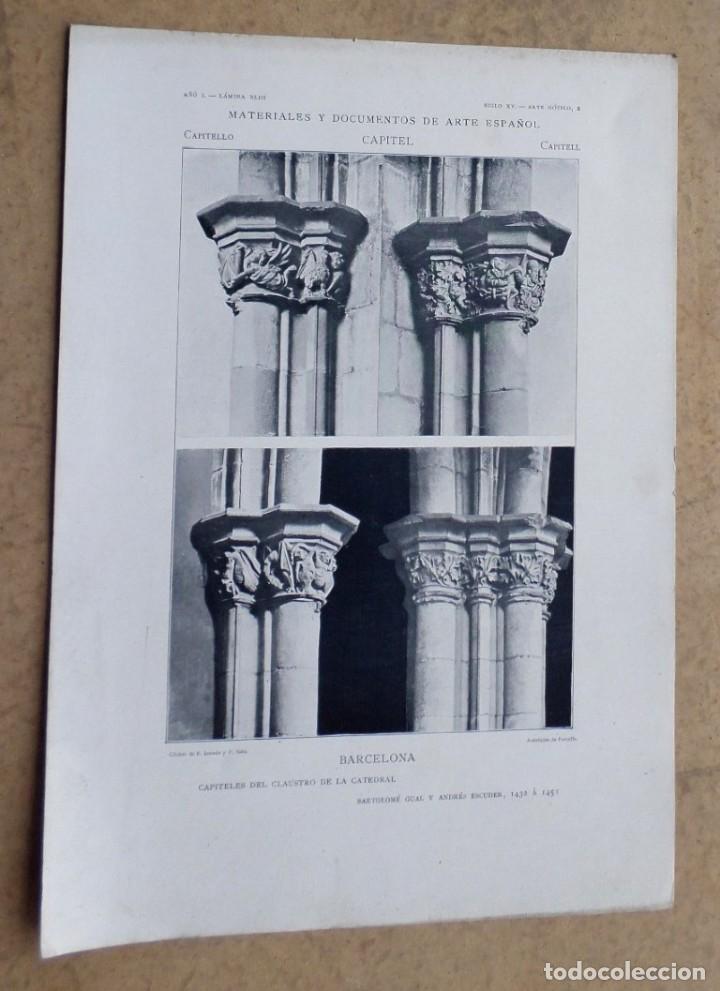 Arte: BARCELONA &ndash; capiteles del claustro de la catedral - Foto 1