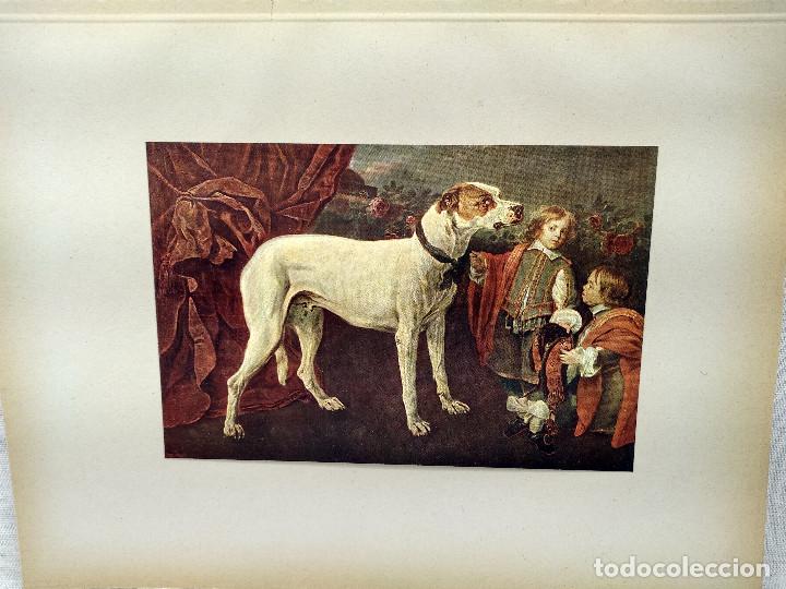 Arte: Ni&ntilde;o, enano y un perro de Jan Fyt, de Dresdner Galerie 1915, plancha n&ordm; 49