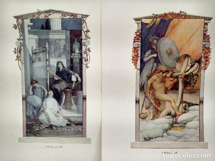 Arte: Leyendas antiguas, de Gorguet, L&acute;Illustration francaise Noel 1920, planchas color