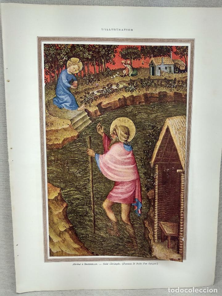 Kunst: San Cristobal de Melchior Broederlam, L&acute;Illustration francaise Salon de 1929,