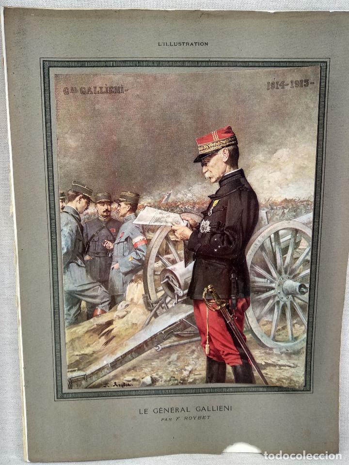 Art: General Gallieni de Roybet, L&acute;Illustration francaise Noel de 1915