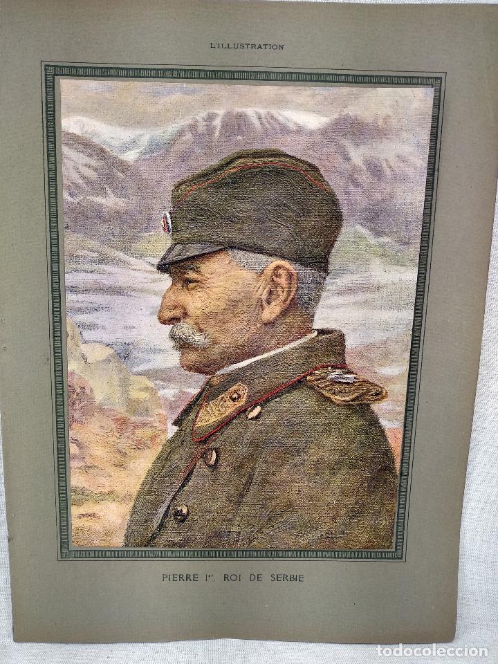 Arte: Pedro I Rey de Serbia, L&acute;Illustration francaise Noel de 1915