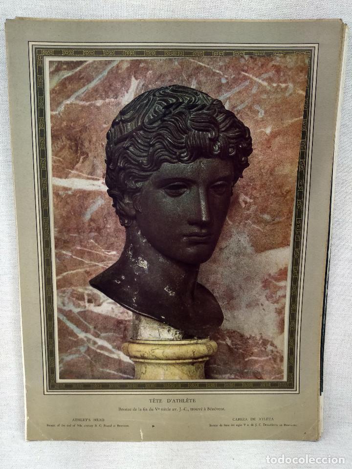 Arte: Cabeza de atleta, LA SCULPTURE AU MUSEE DU LOUVRE 1950