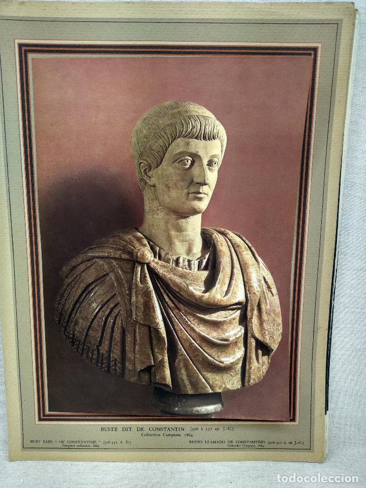 Arte: Busto de Constantino, LA SCULPTURE AU MUSEE DU LOUVRE 1950