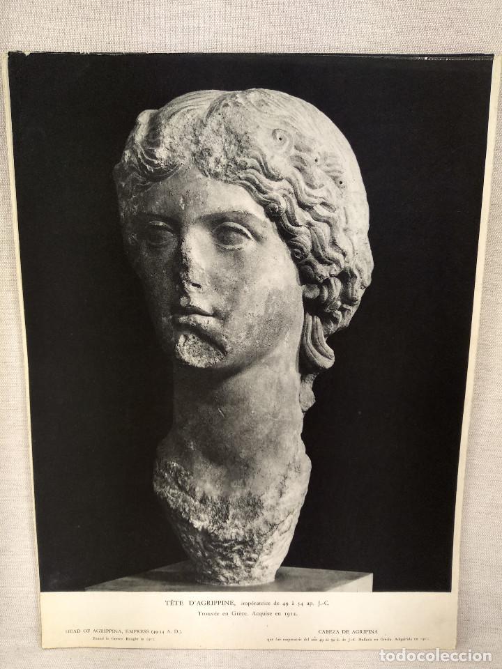 Arte: Cabeza de Agripina, LA SCULPTURE AU MUSEE DU LOUVRE 1950