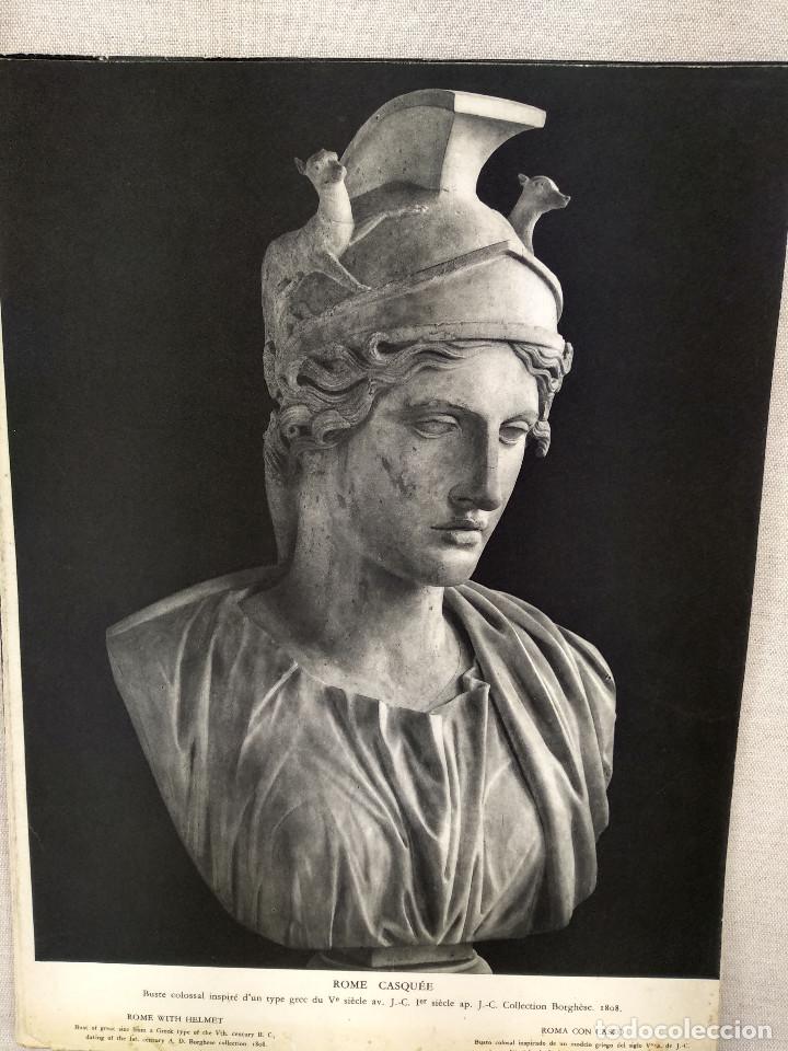 Arte: Roma con casco, LA SCULPTURE AU MUSEE DU LOUVRE 1950