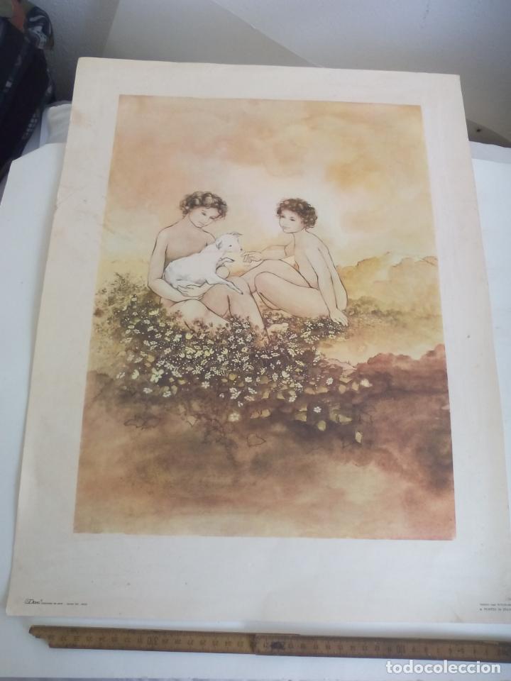 Art: ANTIGUA LAMINA. NI&Ntilde;OS, JOVENES. ELIAN DE LOS MEROS?, EDICIONES DE ARTE. 1981. MADRID. ED 34