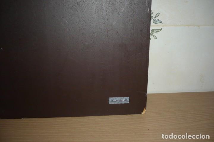 Arte: Antigua Lamina sobre Tabla decorada - Foto 8