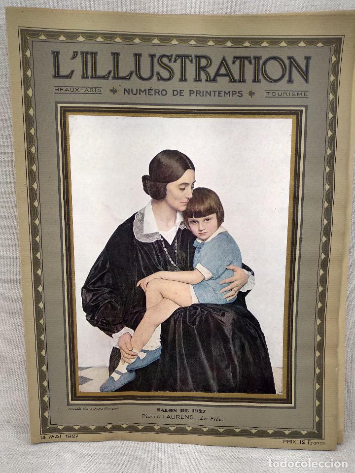 Art: El hijo de Pierre Laurens, portada Illustration francaise, Salon de 1927