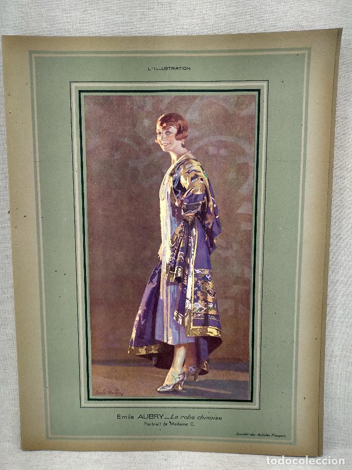 Art: Vestido chino de Emile Aubry, Illustration francaise, Salon de 1927