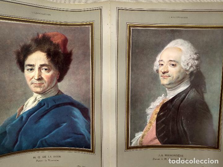 Art: Retratos de Perronneau y Quentin de la Tour , Illustration francaise, Salon de 1927