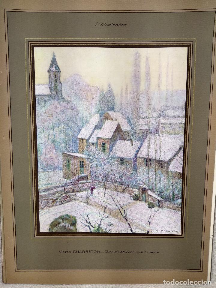 Art: Bajo la nieve de Victor Charreton, Illustration francaise, Salon de 1928