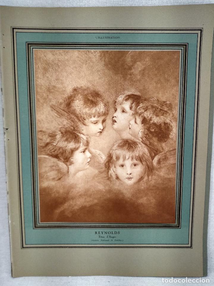 Art: Cabezas de angeles de Reynolds, Illustration francaise, Noel de 1921