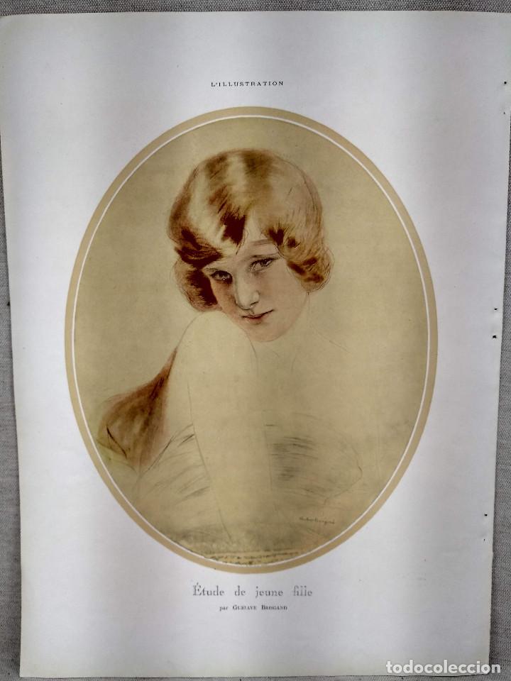 Art: Estudio de Gustave Brisgand, Illustration francaise, Noel de 1921