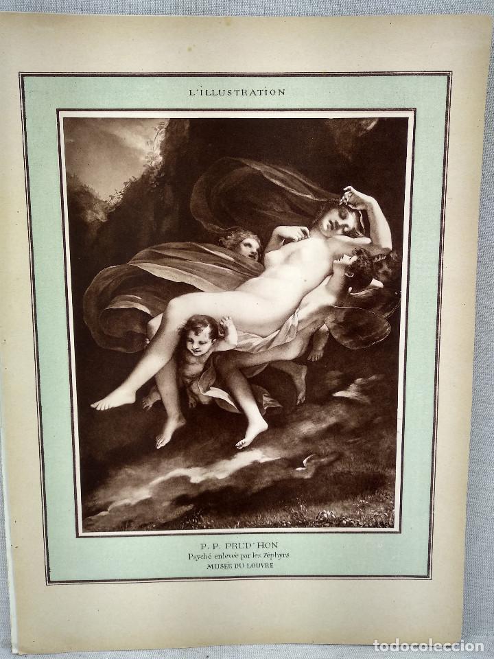 Art: Psyche de Prud&acute;hon, Illustration francaise, Noel de 1911
