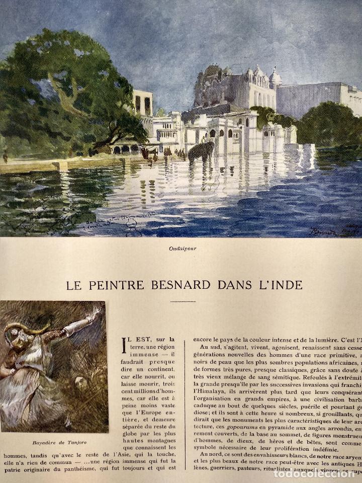 Art: Besnard en la India, Illustration francaise, Noel de 1911