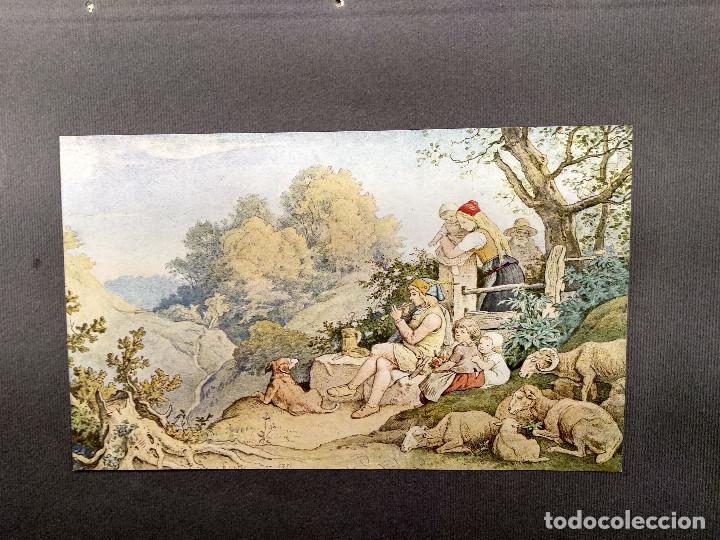 Art: Primavera de Ludwig Richter, plancha n&ordm; 8051 de Meister der Farbe 1919, musica