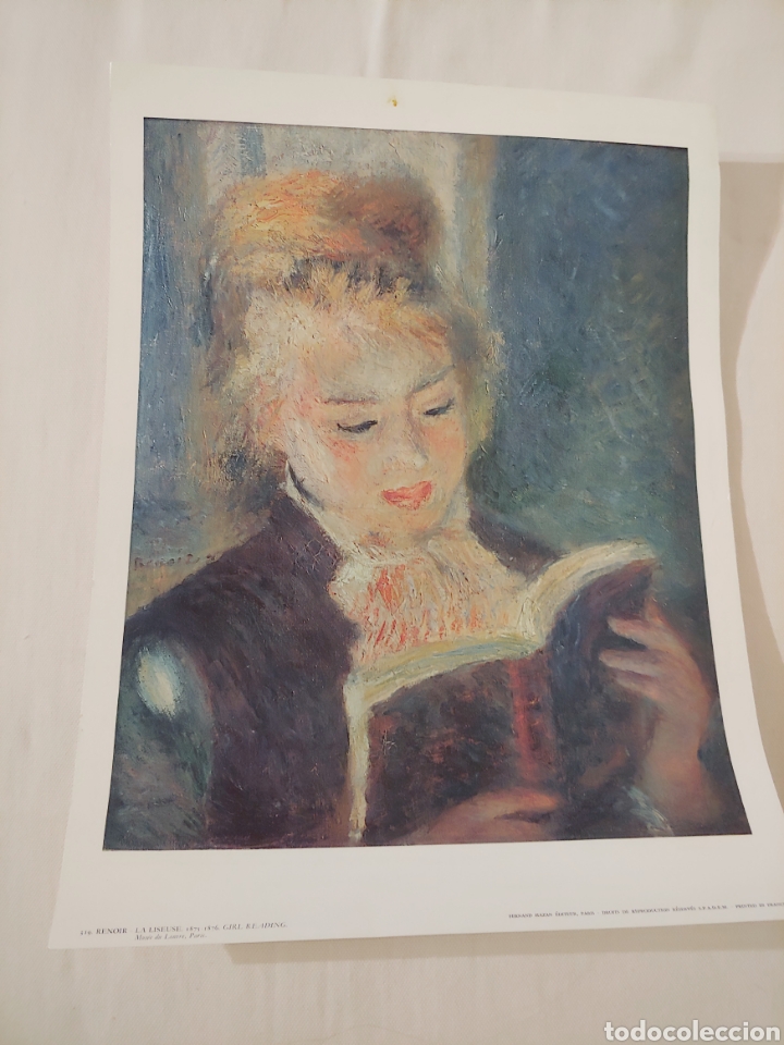Arte: L&aacute;mina Renoir la liseuse - Foto 1