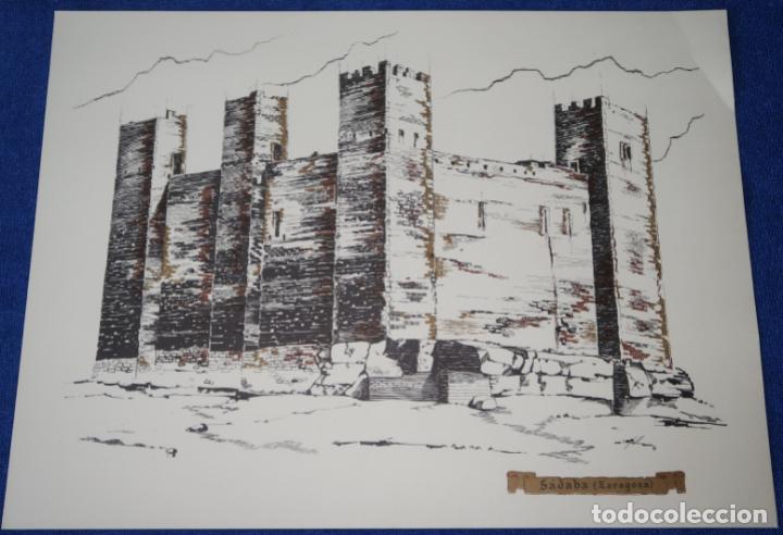 Kunst: Castillo de Sadaba - F. Bordeje - Asociaci&oacute;n espa&ntilde;ola de amigos de los castillos - CASEN (1967)