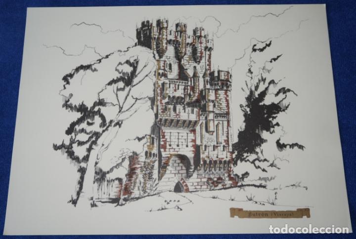 Kunst: Castillo de Butr&oacute;n - F. Bordeje - Asociaci&oacute;n espa&ntilde;ola de amigos de los castillos - CASEN (1967)