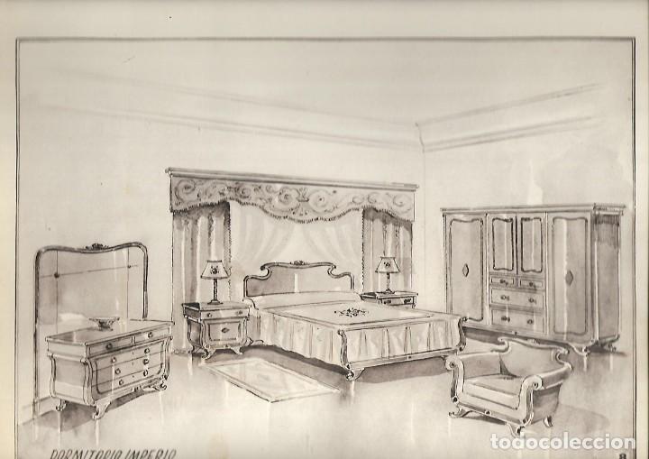 Arte: 1508- 11 LAMINAS DE MUEBLES DE ESTILO - Foto 2