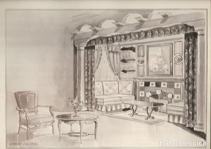 Arte: 1508- 11 LAMINAS DE MUEBLES DE ESTILO - Foto 3