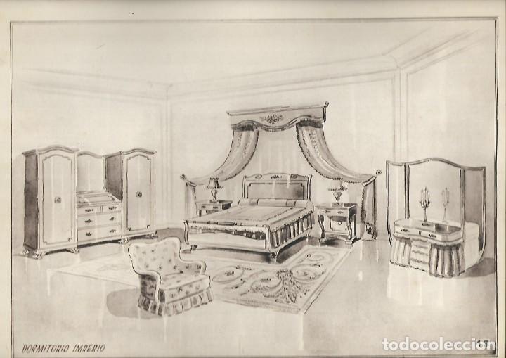 Arte: 1508- 11 LAMINAS DE MUEBLES DE ESTILO - Foto 4