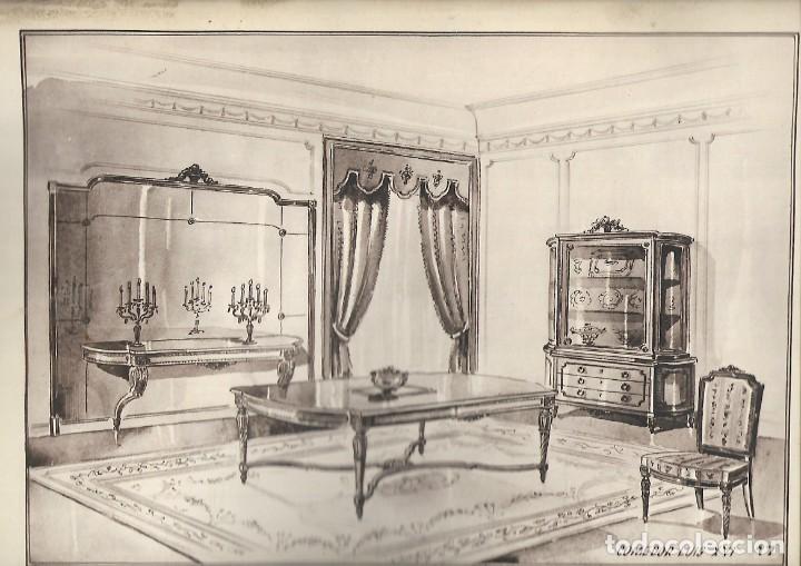 Arte: 1508- 11 LAMINAS DE MUEBLES DE ESTILO - Foto 5