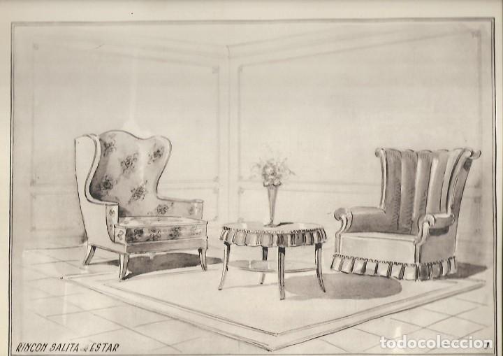 Arte: 1508- 11 LAMINAS DE MUEBLES DE ESTILO - Foto 8