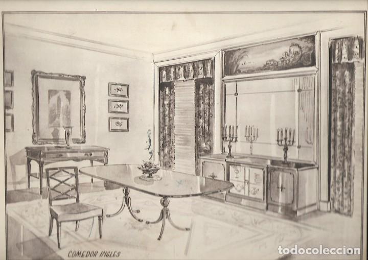 Arte: 1508- 11 LAMINAS DE MUEBLES DE ESTILO - Foto 9