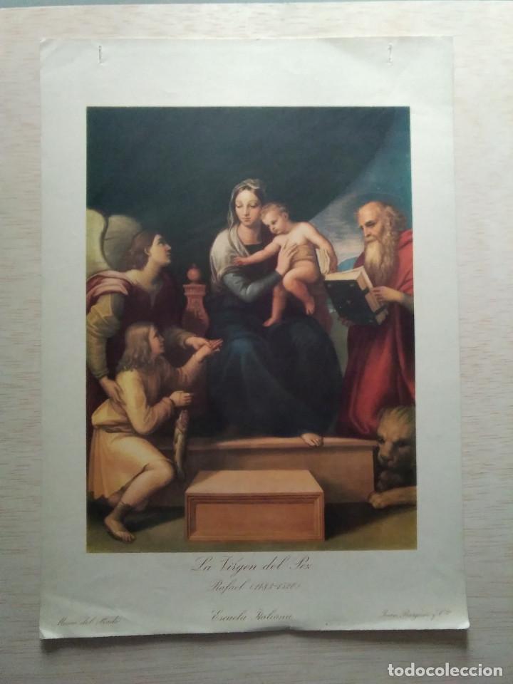 Kunst: LAMINA LA VIRGEN DEL PEZ RAFAEL 1483-1520 ESCUELA ITALIANA MUSEO DEL PRADO