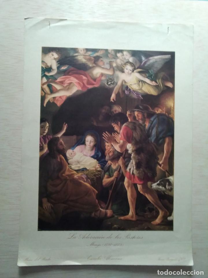 Kunst: LAMINA LA DORACION DE LOS PASTORES MENGS 1728-1779 MUSEO DEL PRADO ESCUELA ALEMANA