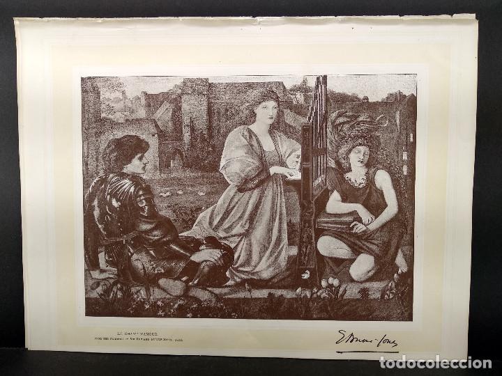Art: Le chant d&acute;amour de Edward Burne Jones, The Art Journal Annual de 1891,