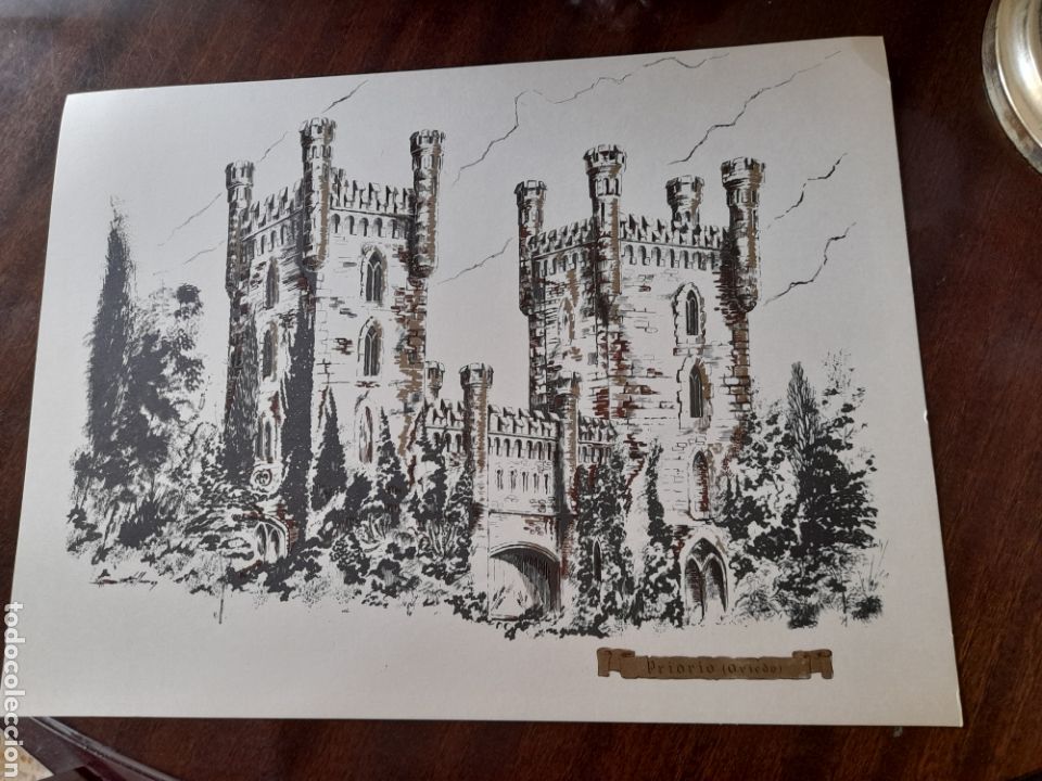 Kunst: Antigua Lamina, Castillo de Priorio,Oviedo