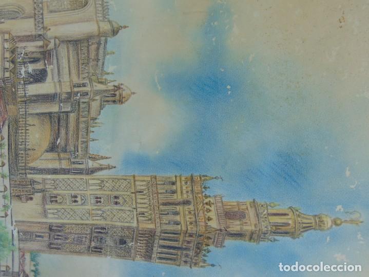 Arte: L&aacute;mina de la Giralda enmarcada - Foto 2
