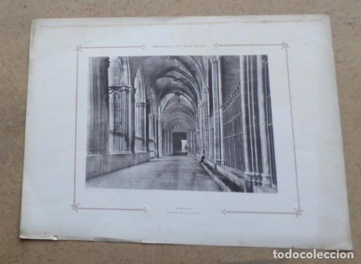 Art: BARCELONA claustro de la catedral -- Monumento del arte espa&ntilde;ol