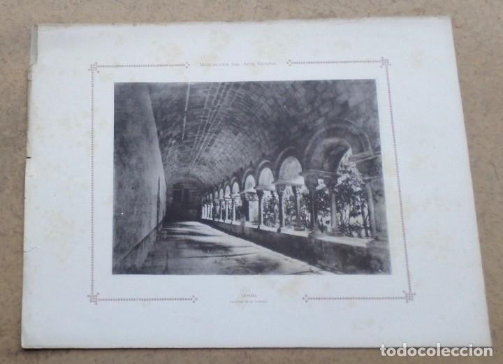 Art: GERONA &ndash; claustro de la catedral - Monumento del arte espa&ntilde;ol