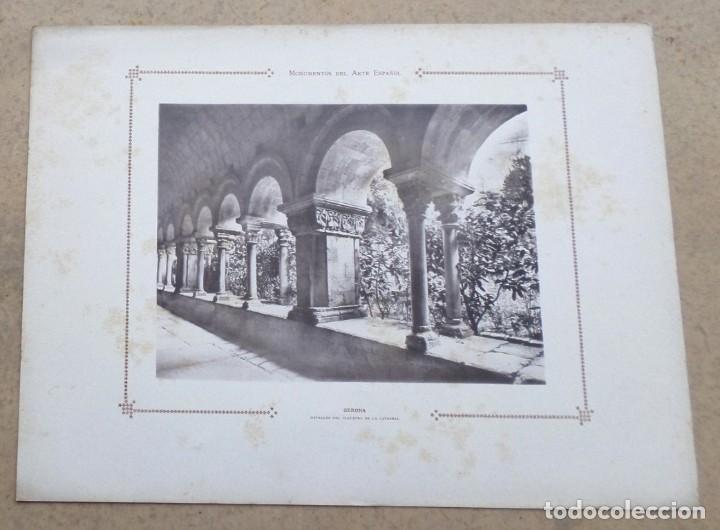 Art: GERONA &ndash; detalles del claustro de la catedral -- Monumento del arte espa&ntilde;ol