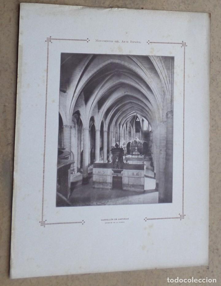 Art: CASTELLON DE AMPURIAS &ndash; interior de la iglesia -- Monumento del arte espa&ntilde;ol