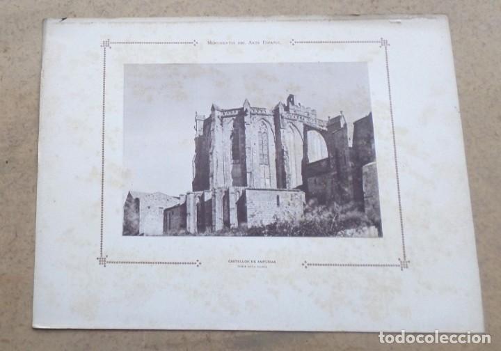 Art: CASTELLON DE AMPURIAS &ndash; &aacute;bside de la iglesia -- Monumento del arte espa&ntilde;ol