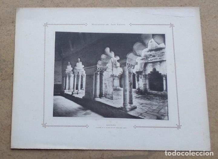 Art: BARCELONA &ndash; claustro de la iglesia de San Pablo del Campo -- Monumento del arte espa&ntilde;ol