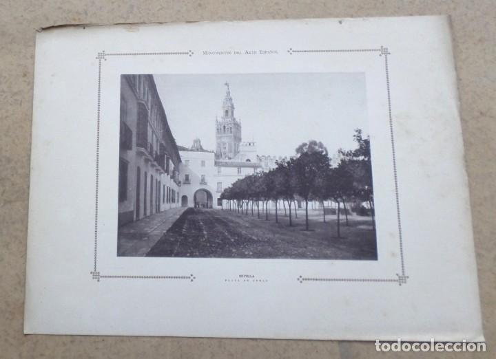Art: SEVILLA &ndash; plaza de armas -- Monumento del arte espa&ntilde;ol