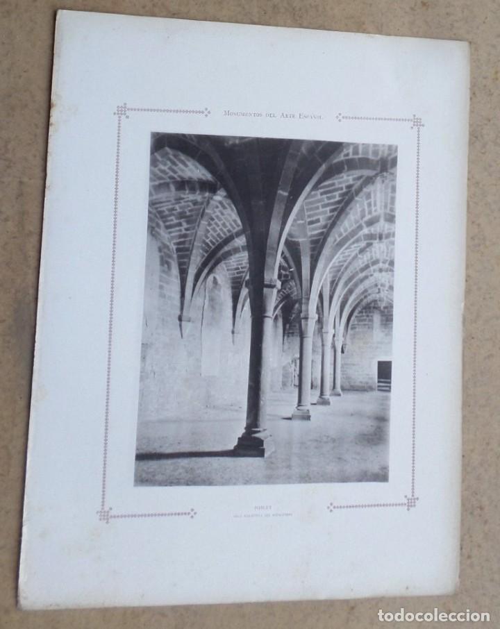 Art: POBLET &ndash; sala biblioteca del monasterio -- Monumento del arte espa&ntilde;ol